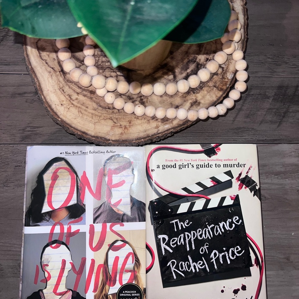 The Reappearance of Rachel Price and One of Us Is Lying Books